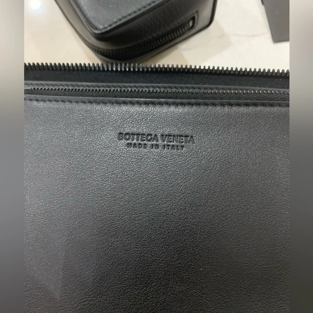 BOTTEGA VENETA ​Intrecciato Woven Leather Travel Case